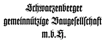 Schwarzenberger gemeinnützige Baugesellschaft m.b.H.
